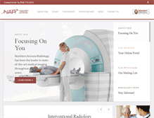 Tablet Screenshot of northernarizonaradiology.com